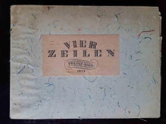 Vier Zeilen - Modern Rare Book illustrated by Various Authors - 1928