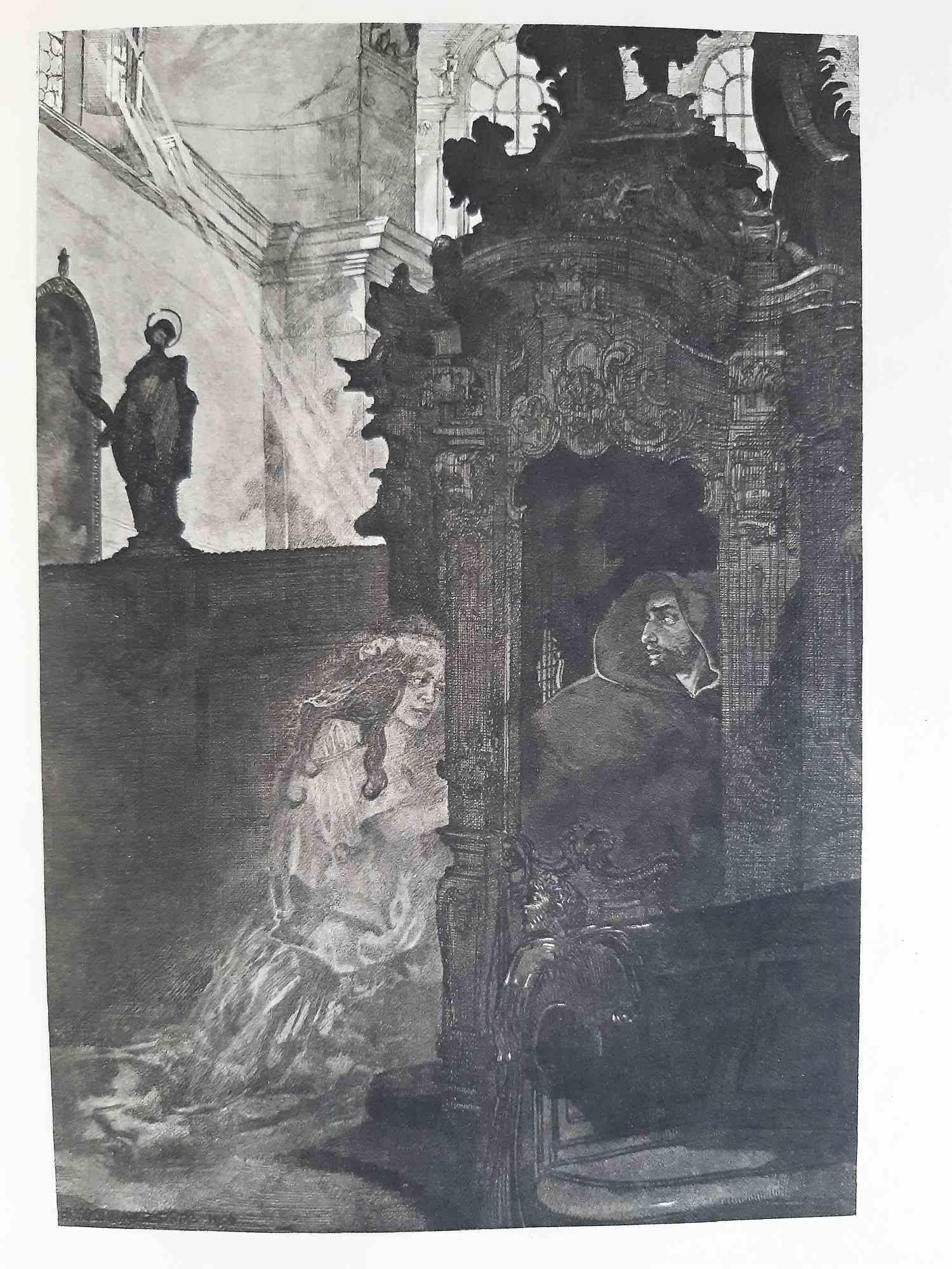 Die Elixiere des Teufels – seltenes Buch, illustriert von Hugo Steiner-Prag – 1907