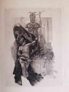 La Pudeur de Sodome - Original Rare Book Illustrated by Félicien Rops - 1888