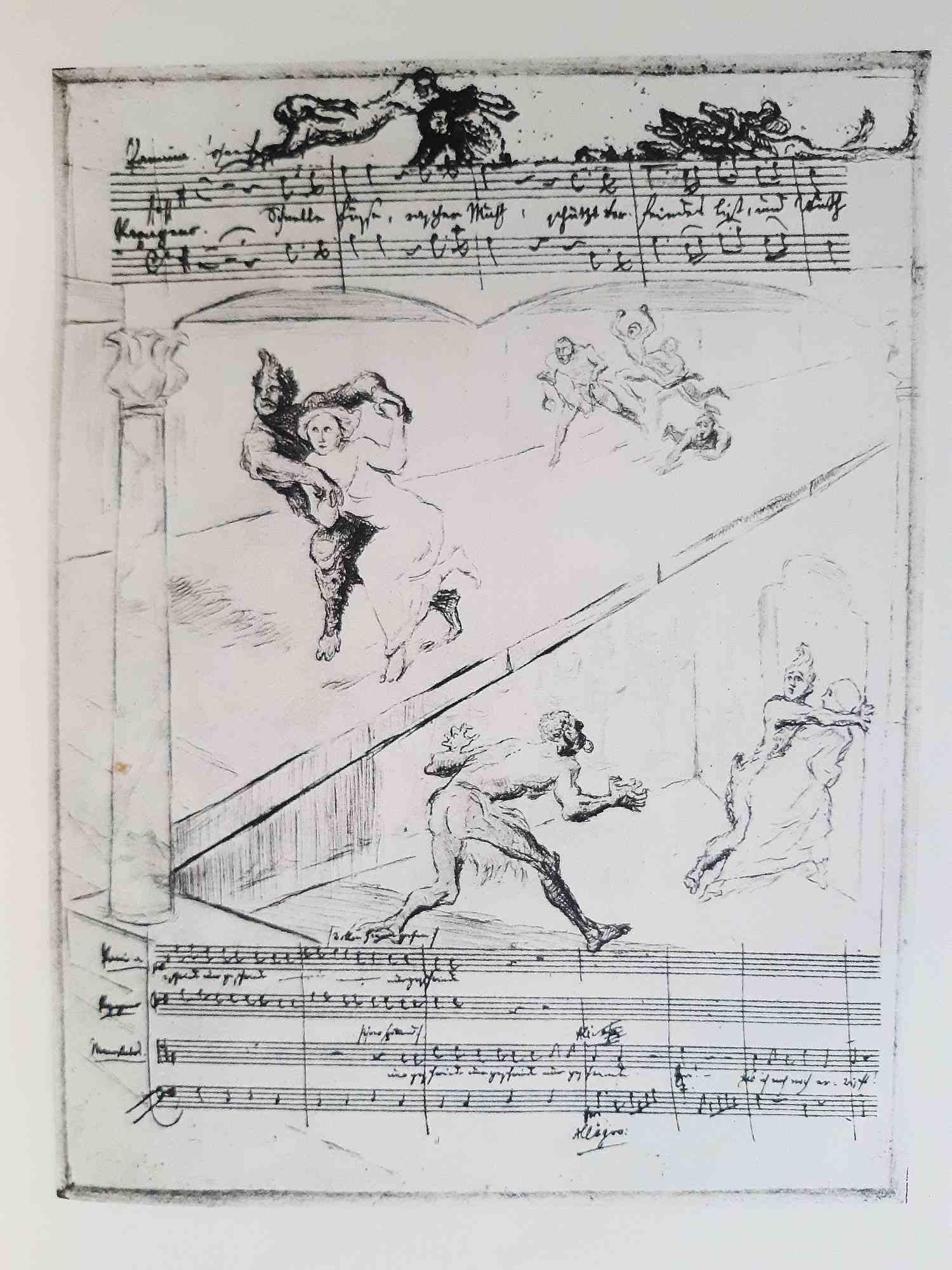 Die Zauberflote is an original rare book written by Wolfgang Amadeus Mozart and illustrated by Max Slevogt (Landshut, 8 October 1868 – Leinsweiler , 20 September 1932) in 1924.

Original First Popular Edition.

Published by Paul Cassirer,