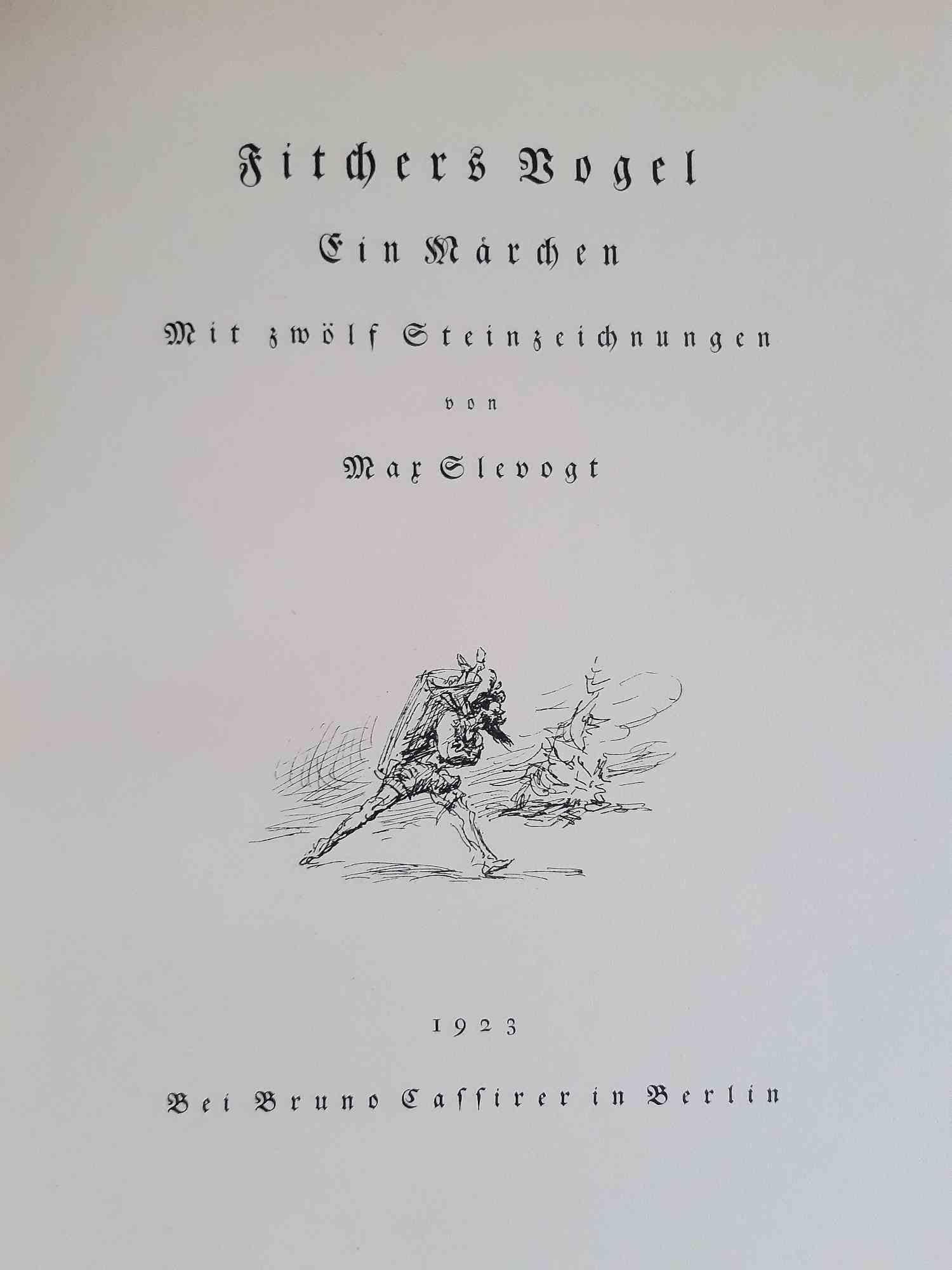 Die tapferen Zehntausend is an original rare book written by Jacob and Wilhelm Grimm and illustrated by Max Slevogt (Landshut, 8 October 1868 – Leinsweiler , 20 September 1932) in 1923.

Original Edition.

360 Numbered and Signed Copies.

Published