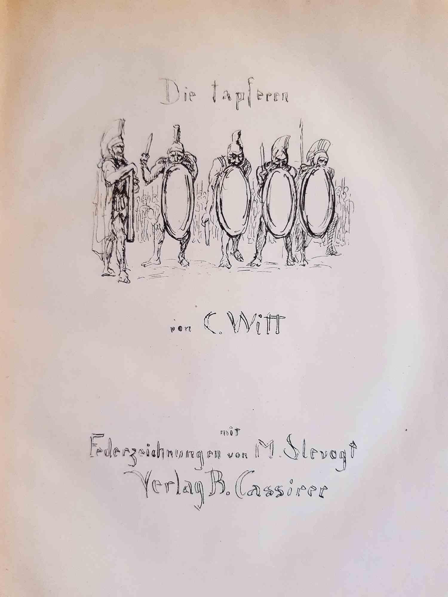 Die Tapferen Zehntausend - Original Rare Book Illustrated by Max Slevogt - 1921 For Sale 2