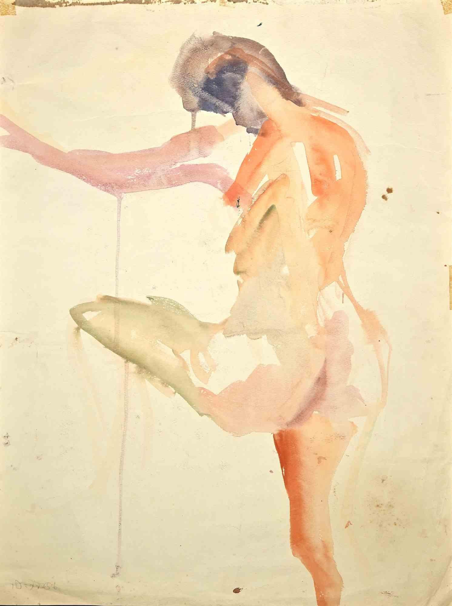 Nu de femme - Aquarelle  par Silvio Loffredo - 1956 en vente 1