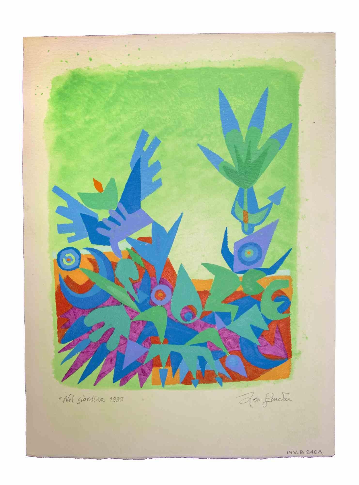Nel Giardino - Dibujo de Leo Guida - 1988