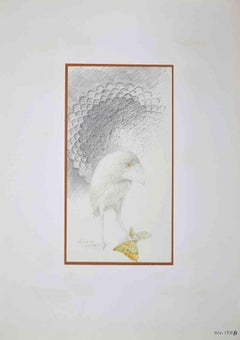Le tueur de papillons - Dessin de Leo Guida - 1970