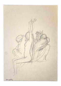 Le dessin nu au crayon de Leo Guida, années 1970 