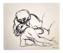Deux personnages - Dessins de Leo Guida - Années 1970