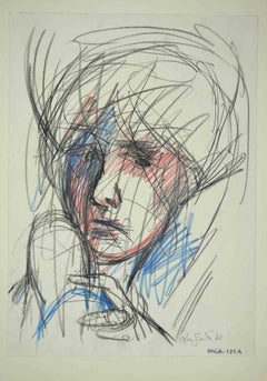 Portrait - Original Drawing by Leo Guida - 1965 