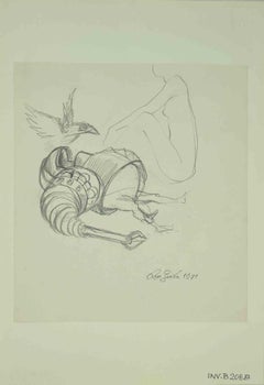 Sketch - Drawing by Leo Guida - 1971