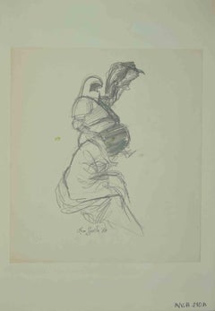 Sketch - Drawing by Leo Guida - 1970