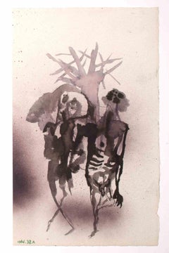 Ghosts – Zeichnung von Leo Guida – 1980er Jahre