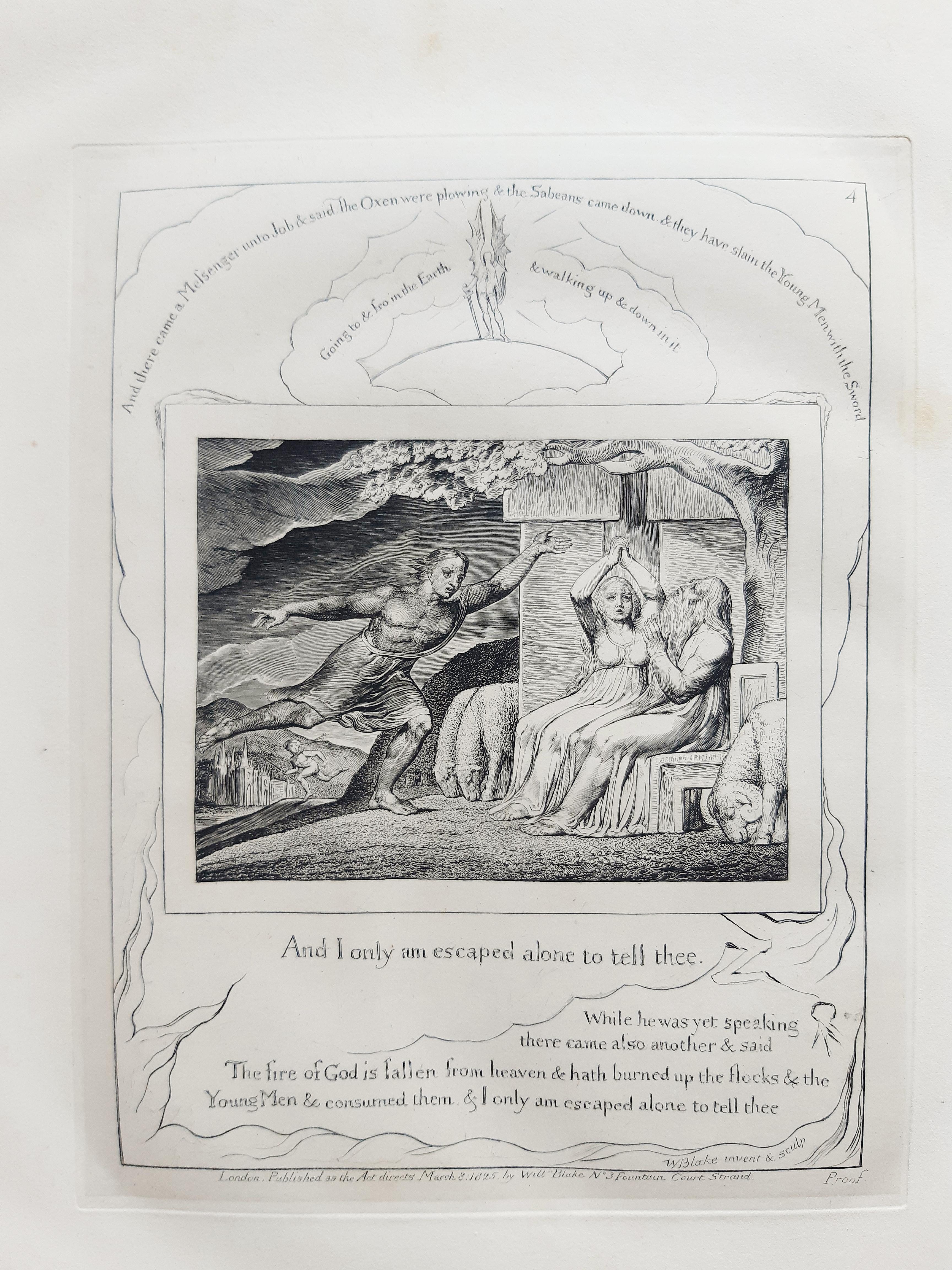Illustrations of the Book of Job - by William Blake - 1825 (March 1826) 5