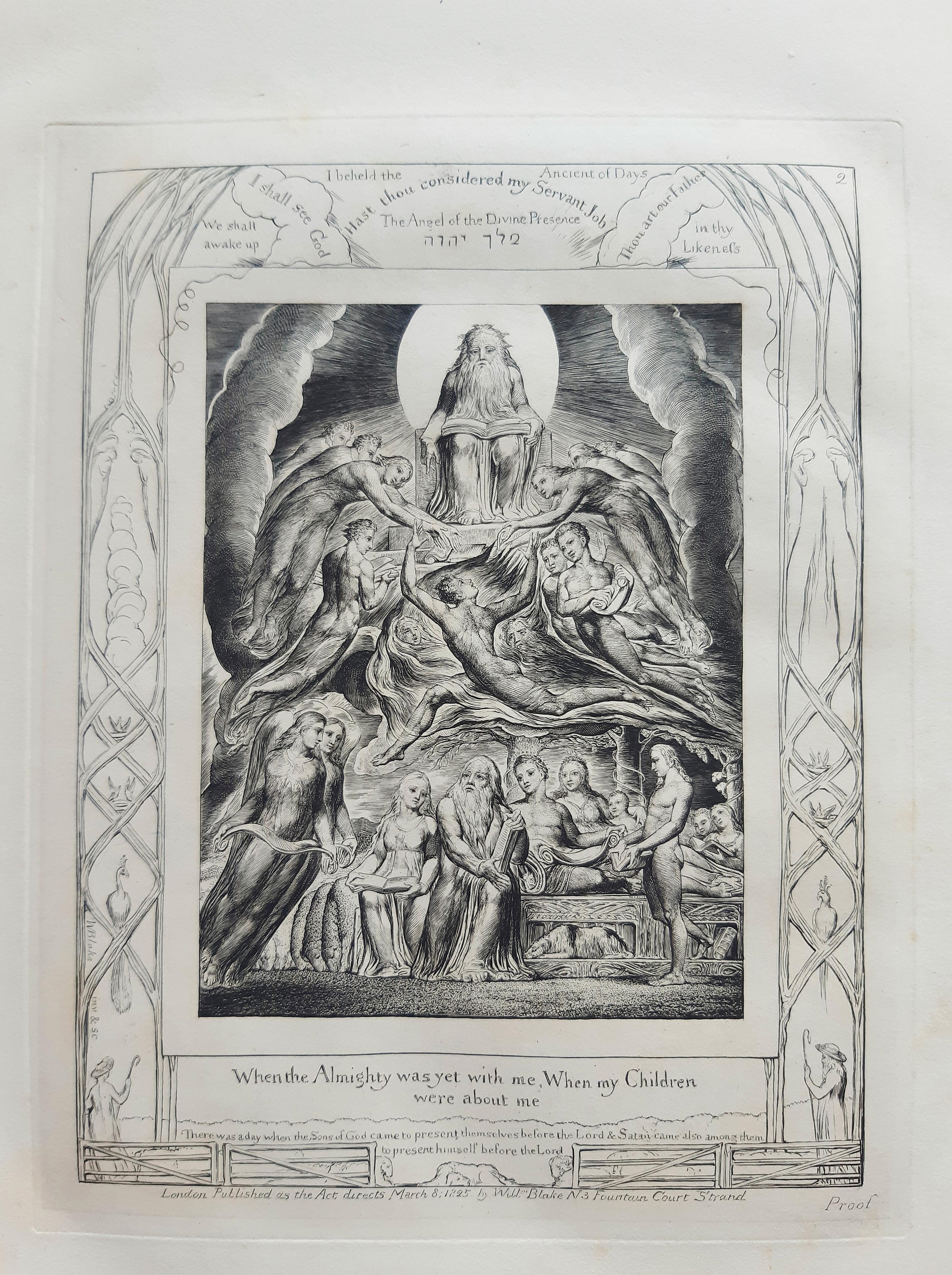 Illustrations of the Book of Job - by William Blake - 1825 (March 1826) 4