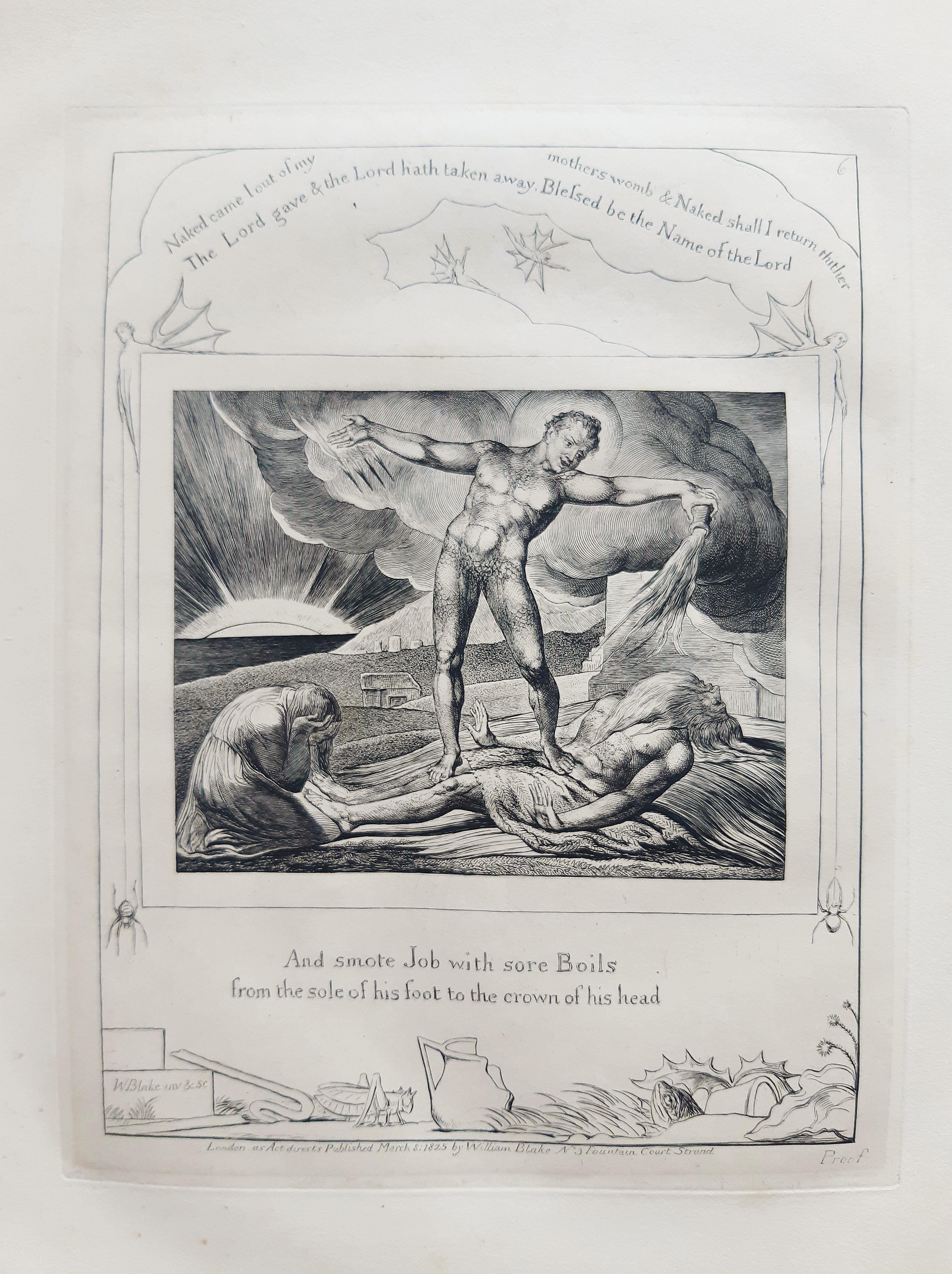 Illustrations of the Book of Job - by William Blake - 1825 (March 1826) 7