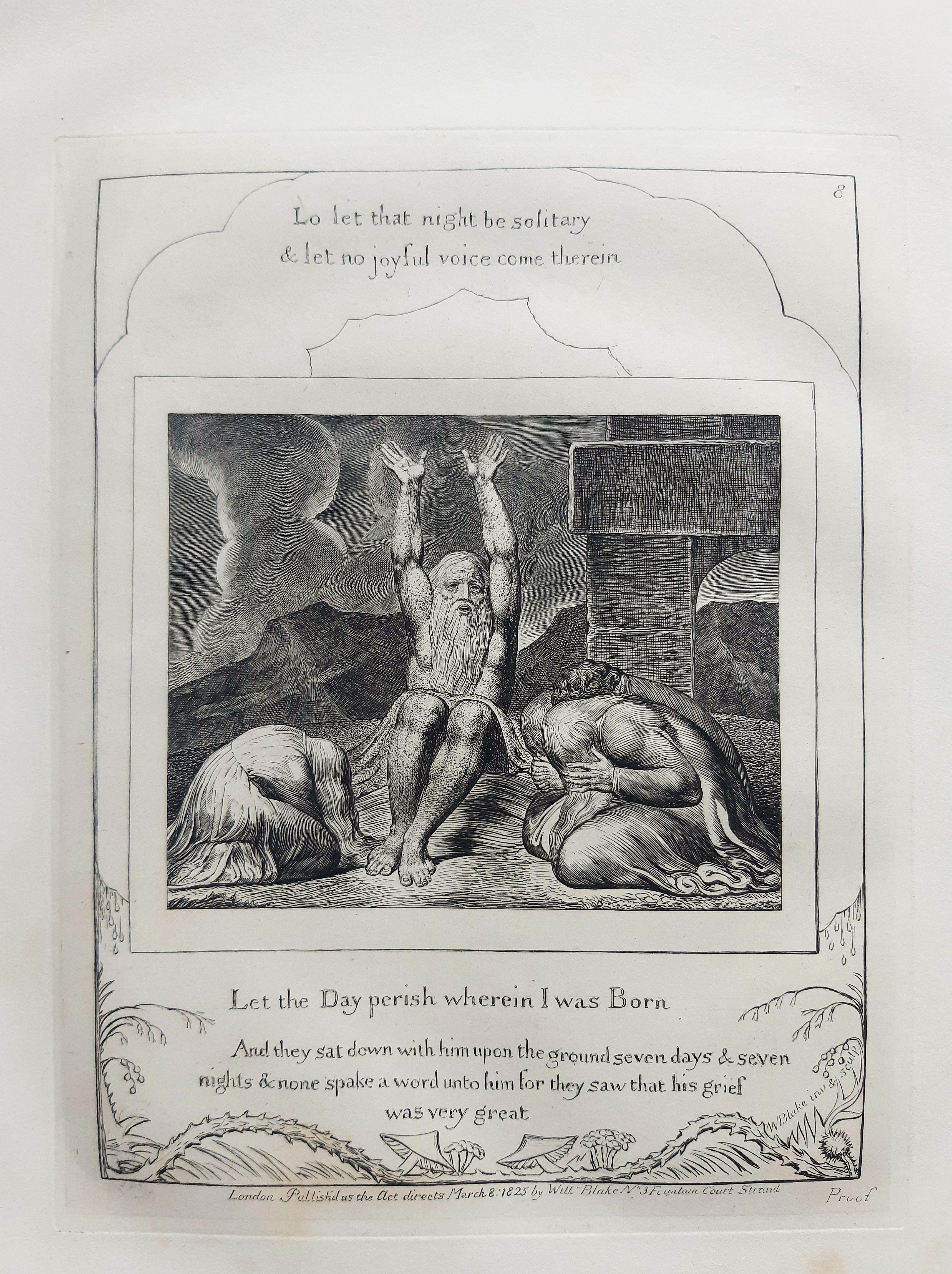 Illustrations of the Book of Job - by William Blake - 1825 (March 1826) 9