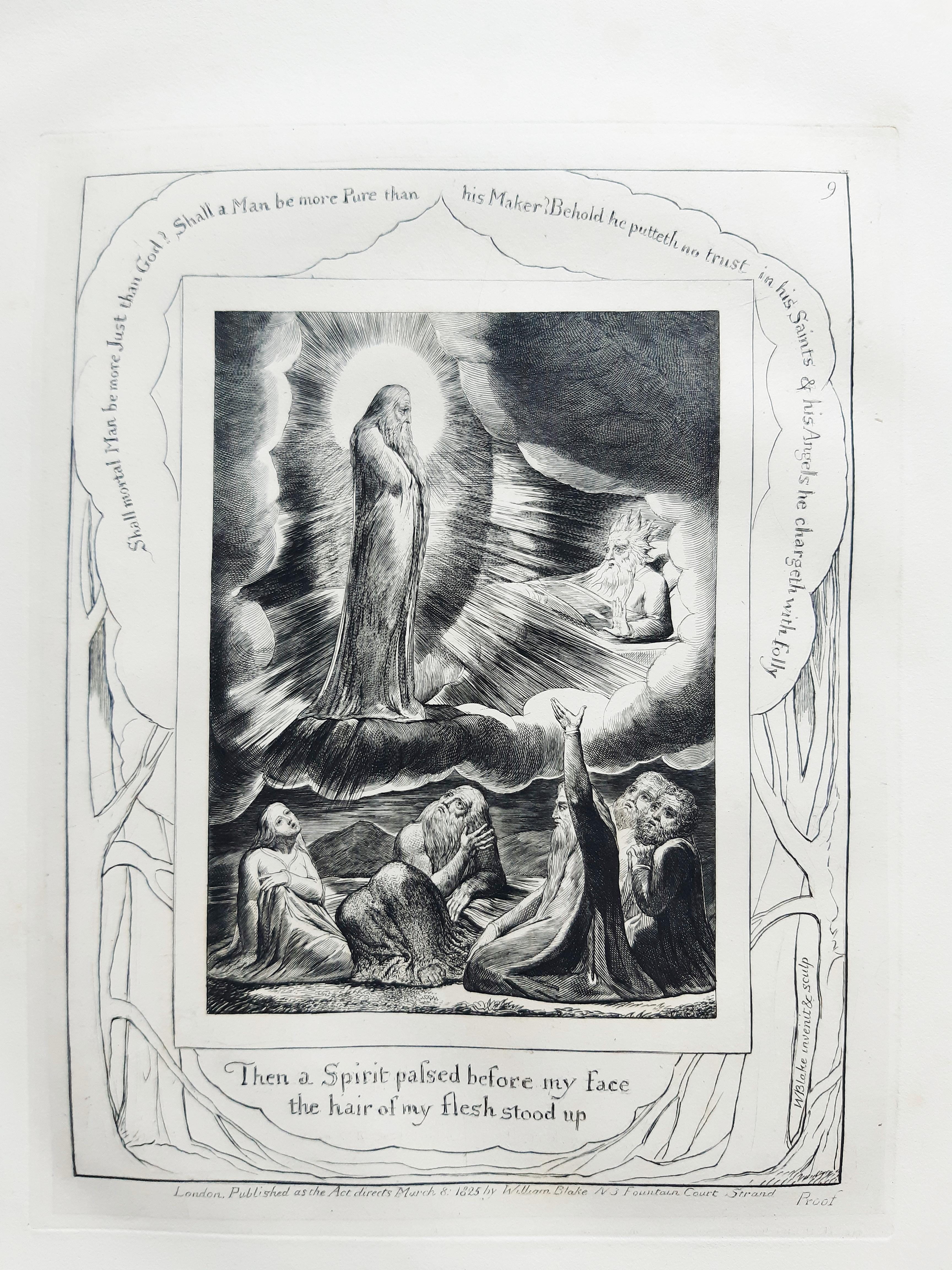 Illustrations of the Book of Job - by William Blake - 1825 (March 1826) 10