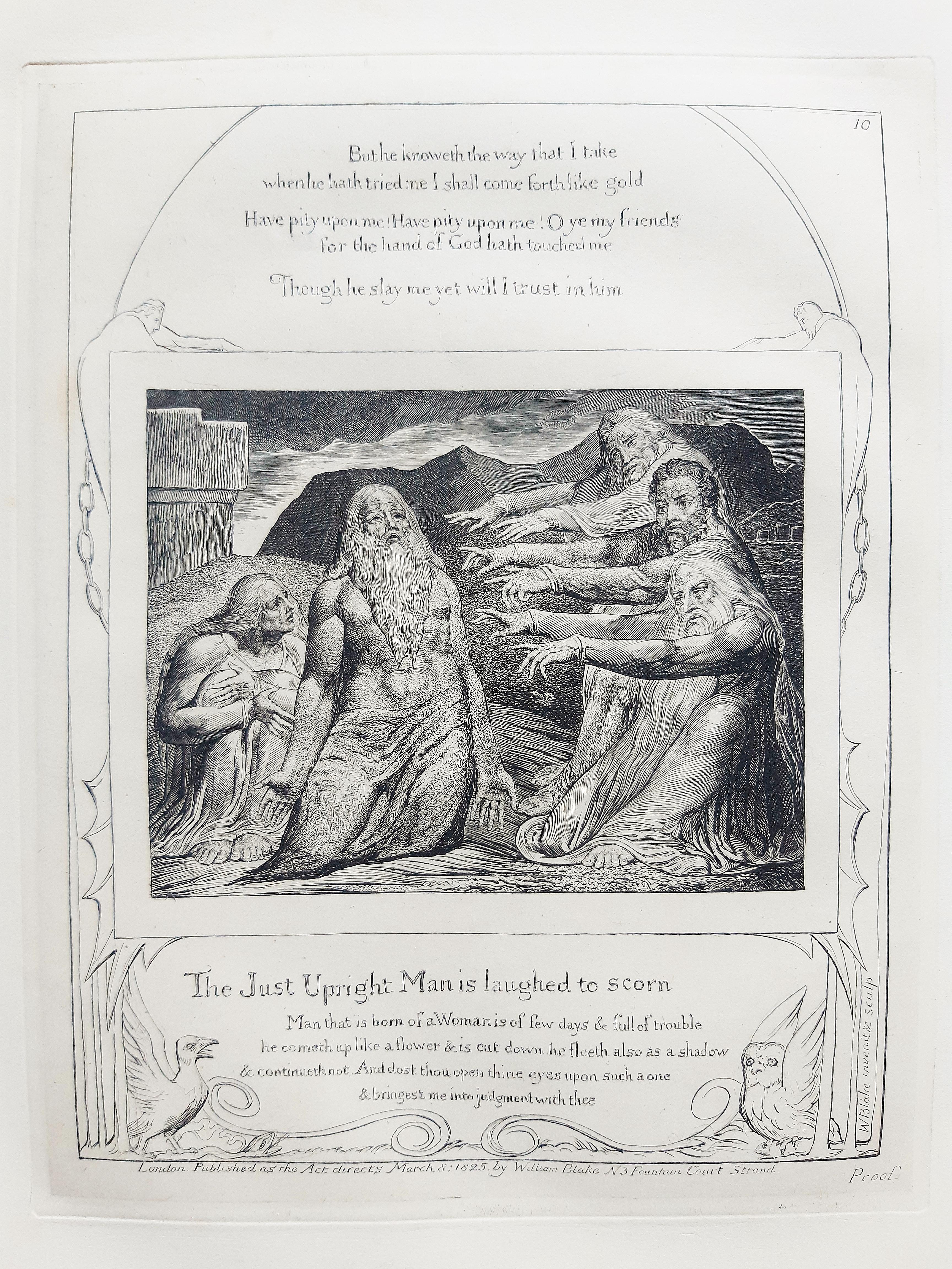 Illustrations of the Book of Job - by William Blake - 1825 (March 1826) 11