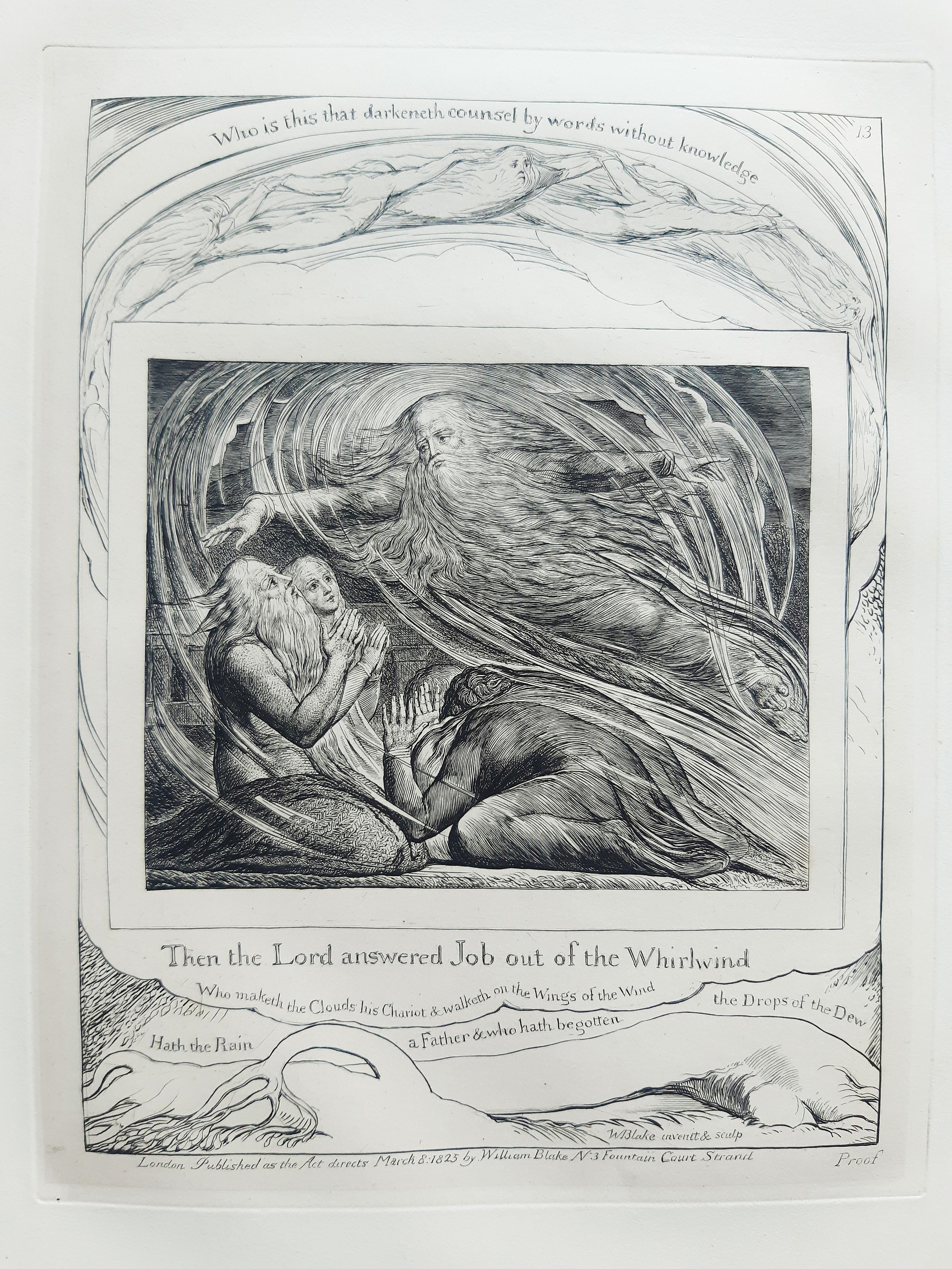 Illustrations of the Book of Job - by William Blake - 1825 (March 1826) 14