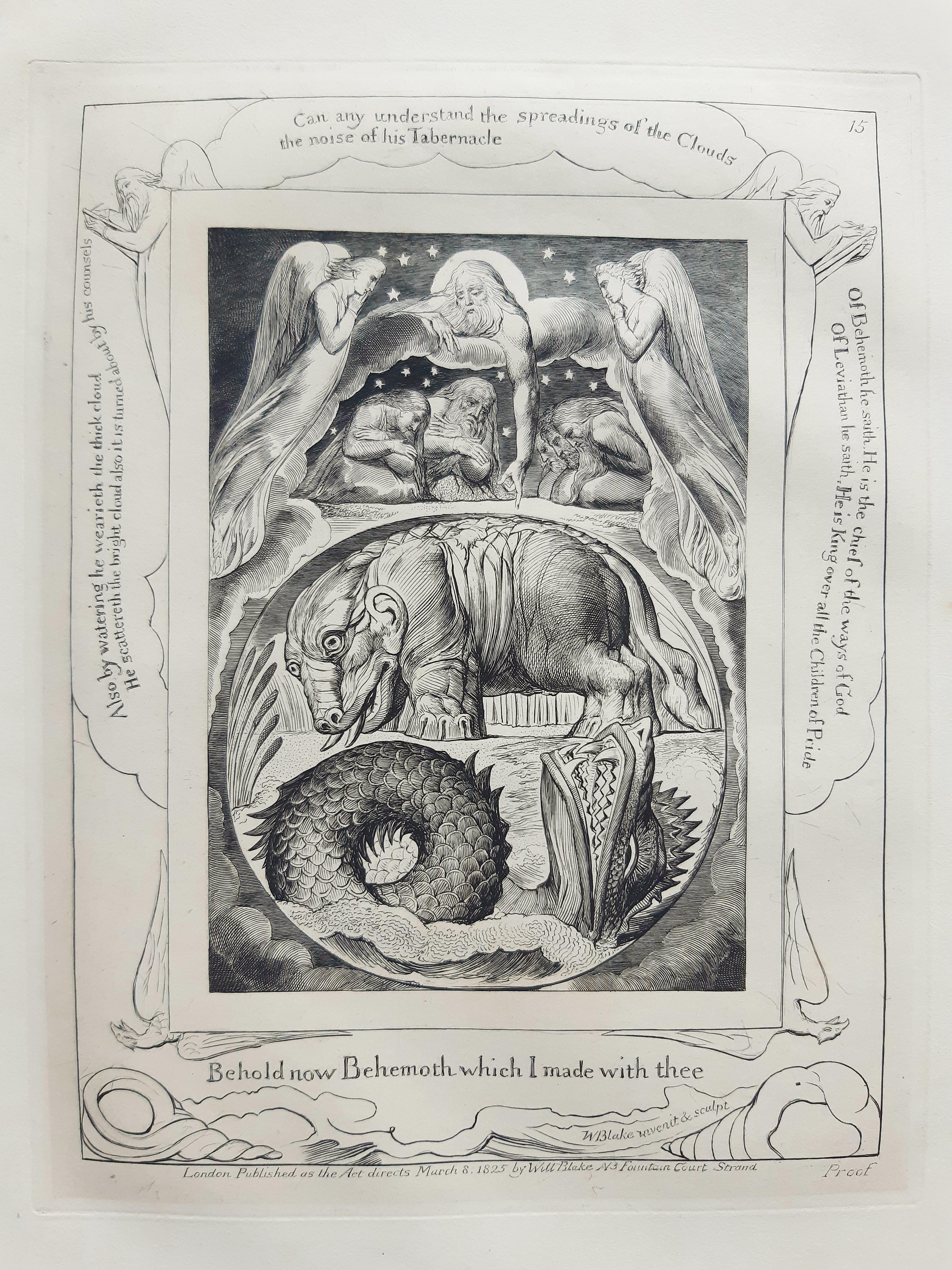 Illustrations of the Book of Job - by William Blake - 1825 (March 1826) 16