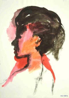 Porträt -  Zeichnung von Leo Guida – 1970er-Jahre