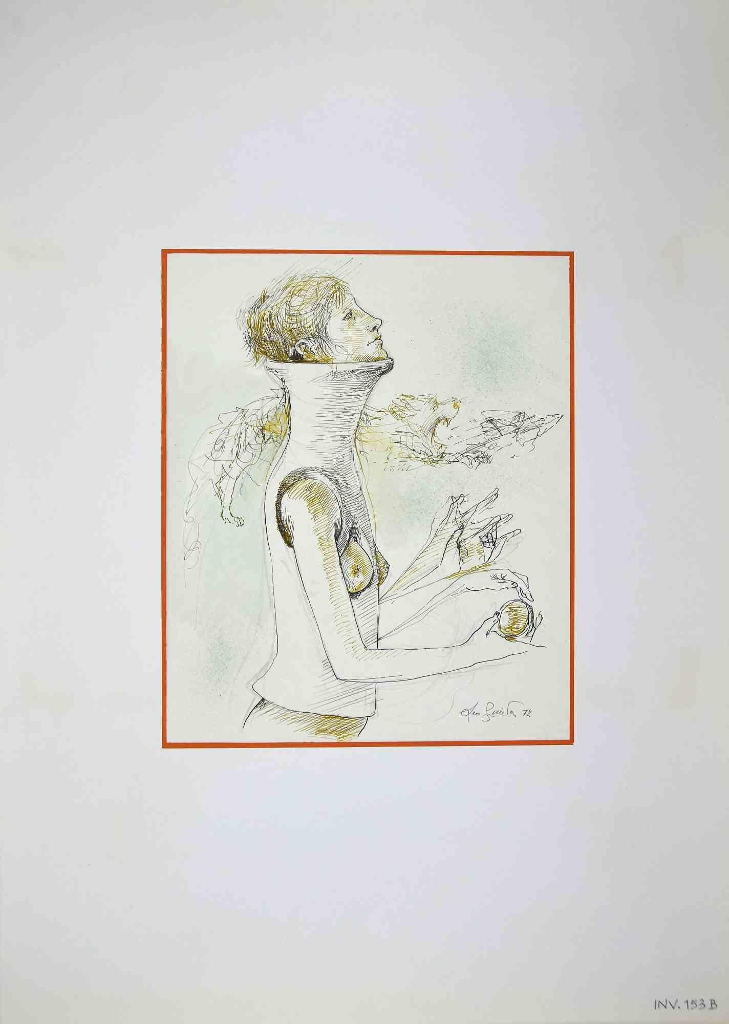 Strange Abilities ist eine Originalzeichnung in Porzellantinte von Leo Guida aus dem Jahr 1972.

Guter Zustand.

Handsigniert.

Leo Guida  (1992 - 2017). Mit seinem Gespür für aktuelle Themen, künstlerische Strömungen und historische Techniken ist