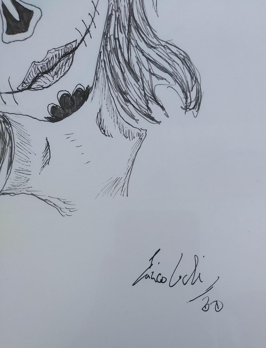 santa muerte drawings