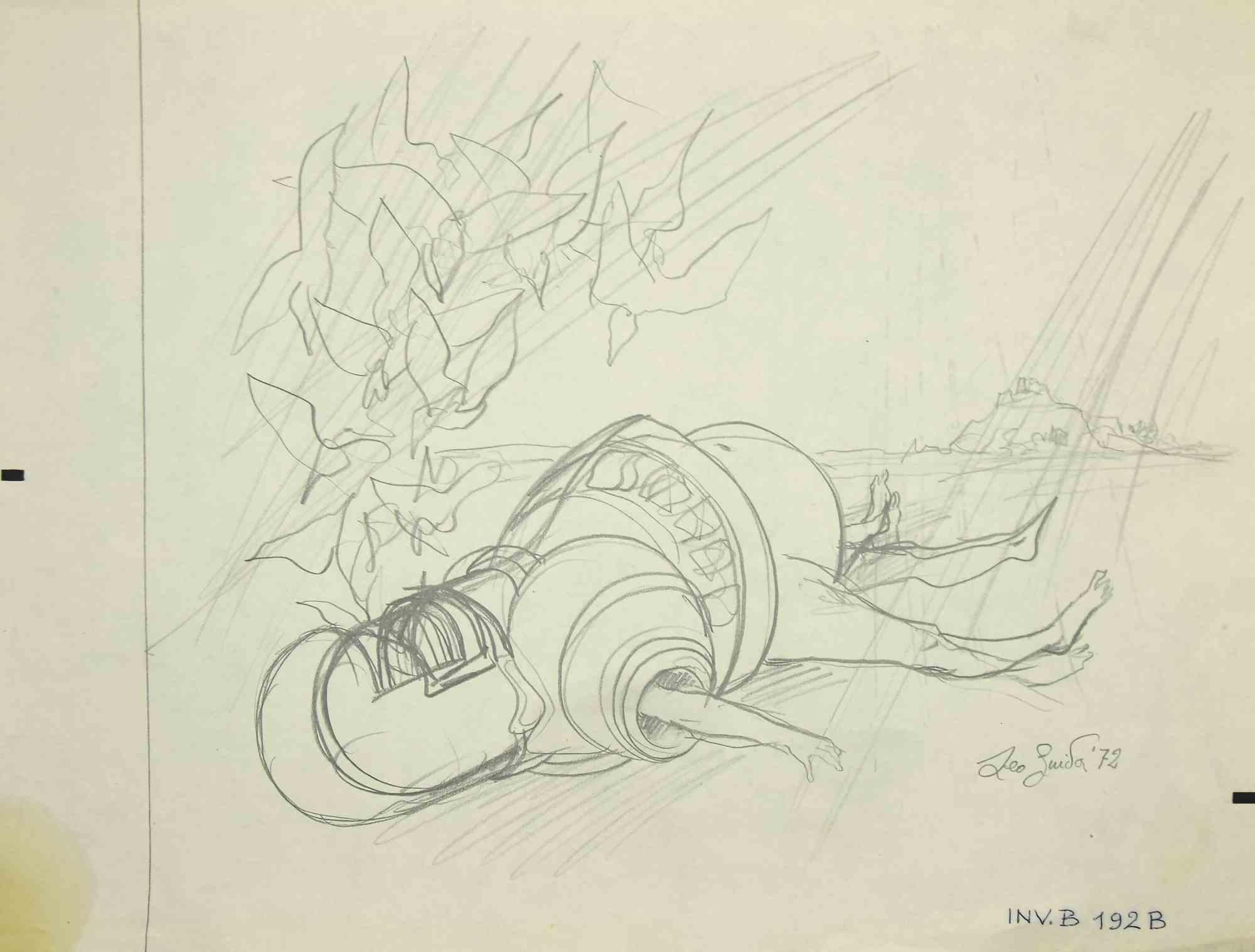 Knight est un dessin original au crayon réalisé par Leo Guida en 1972.

Bon état.

Leo Guida  (1992 - 2017). Sensible aux questions d'actualité, aux mouvements artistiques et aux techniques historiques, Leo Guida a su tisser avec de nombreuses