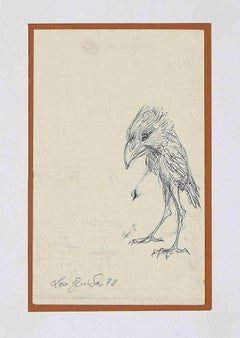 Bird  -  Drawing by Leo Guida - 1972