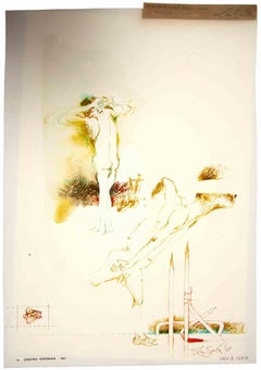 Nudo - Disegno di Leo Guida - 1967