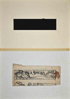El Despertar - Dibujo original de Gabriele Galantara - 1910