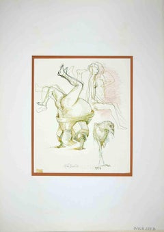 La afición - Dibujo de Leo Guida - 1972