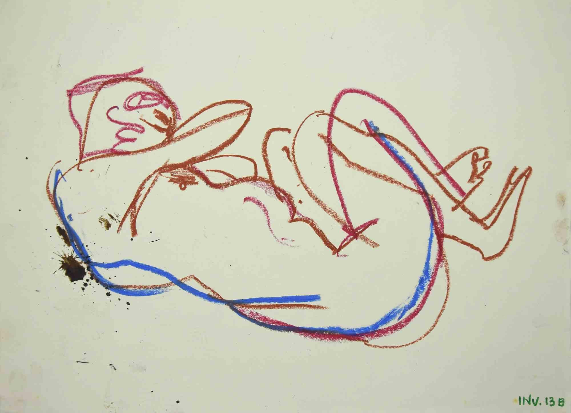 Nudo è un disegno originale a pastello a olio realizzato da Leo Guida negli anni Settanta.

Buone condizioni.

Leo Guida  (1992 - 2017). Sensibile alle tematiche attuali, ai movimenti artistici e alle tecniche storiche, Leo Guida ha saputo