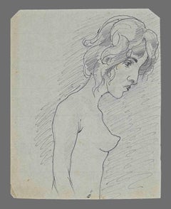 Nude - Originalzeichnung - Anfang des 20. Jahrhunderts