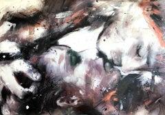 The Kiss - Original Acrylics on Canvas by Ivana Burello - 2020