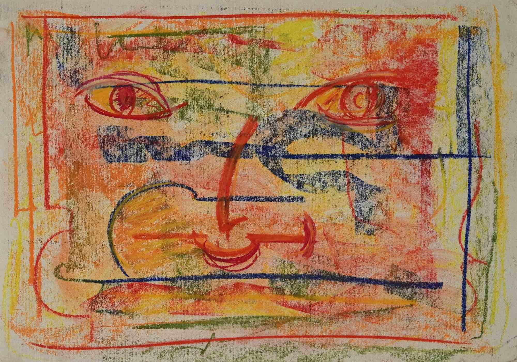 Tribute to Francis Poggi ist eine Originalzeichnung mit Farbstift und Pastell, die von Perrine Gretener in den 1970er Jahren angefertigt wurde.

Guter Zustand und leuchtende Farben.

Keine Unterschrift.

Perrine Gretener ist seit 2005 als