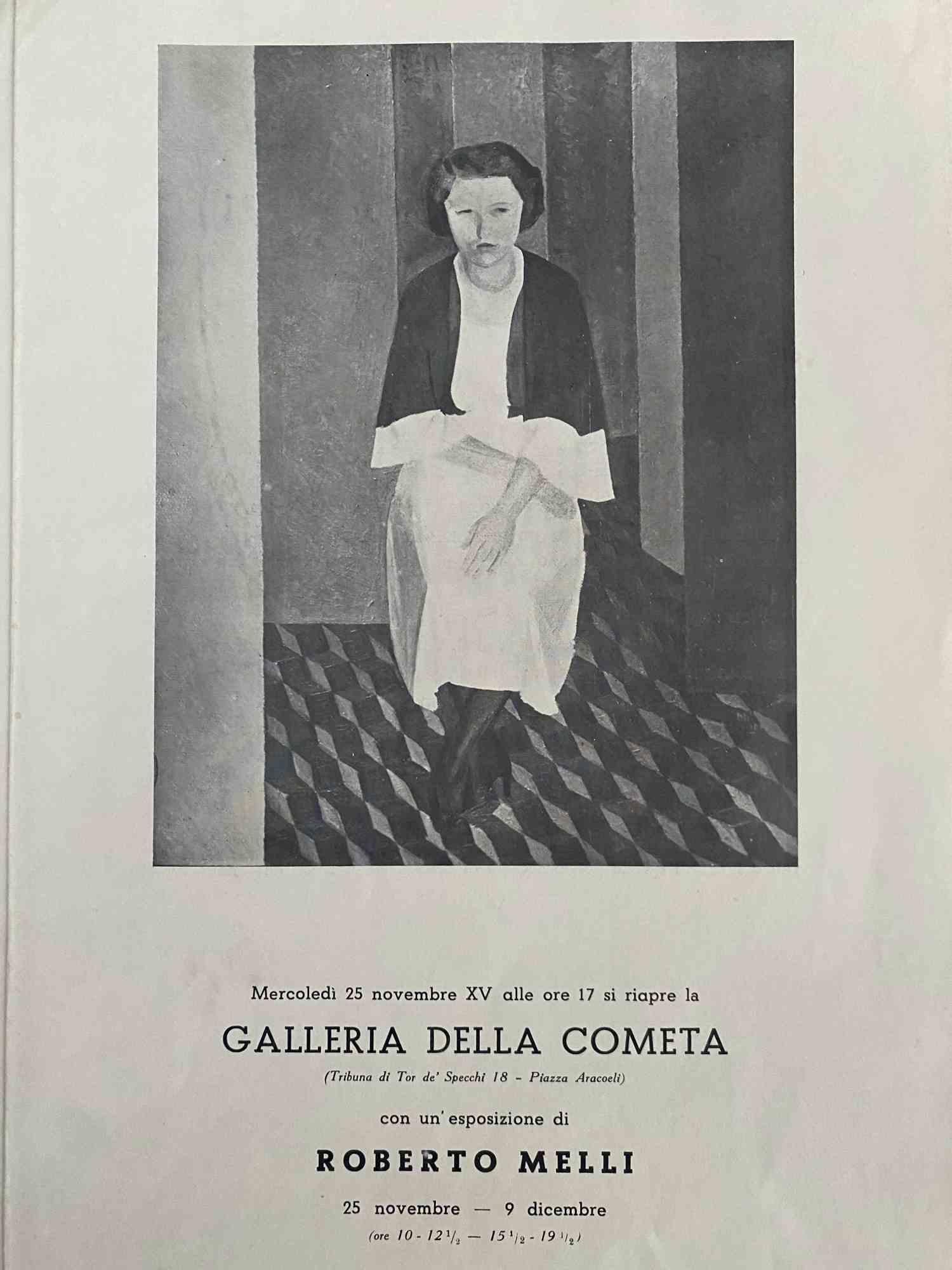 Gemälde von Roberto Melli - Vintage-Katalog - 1937 – Art von Unknown