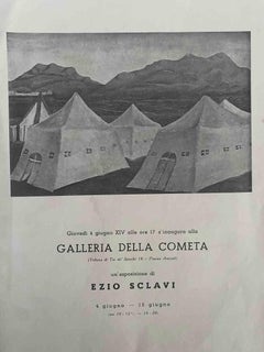 Gemälde von Ezio Sclavi - Vintage Catalog von Galleria della Cometa - 1936