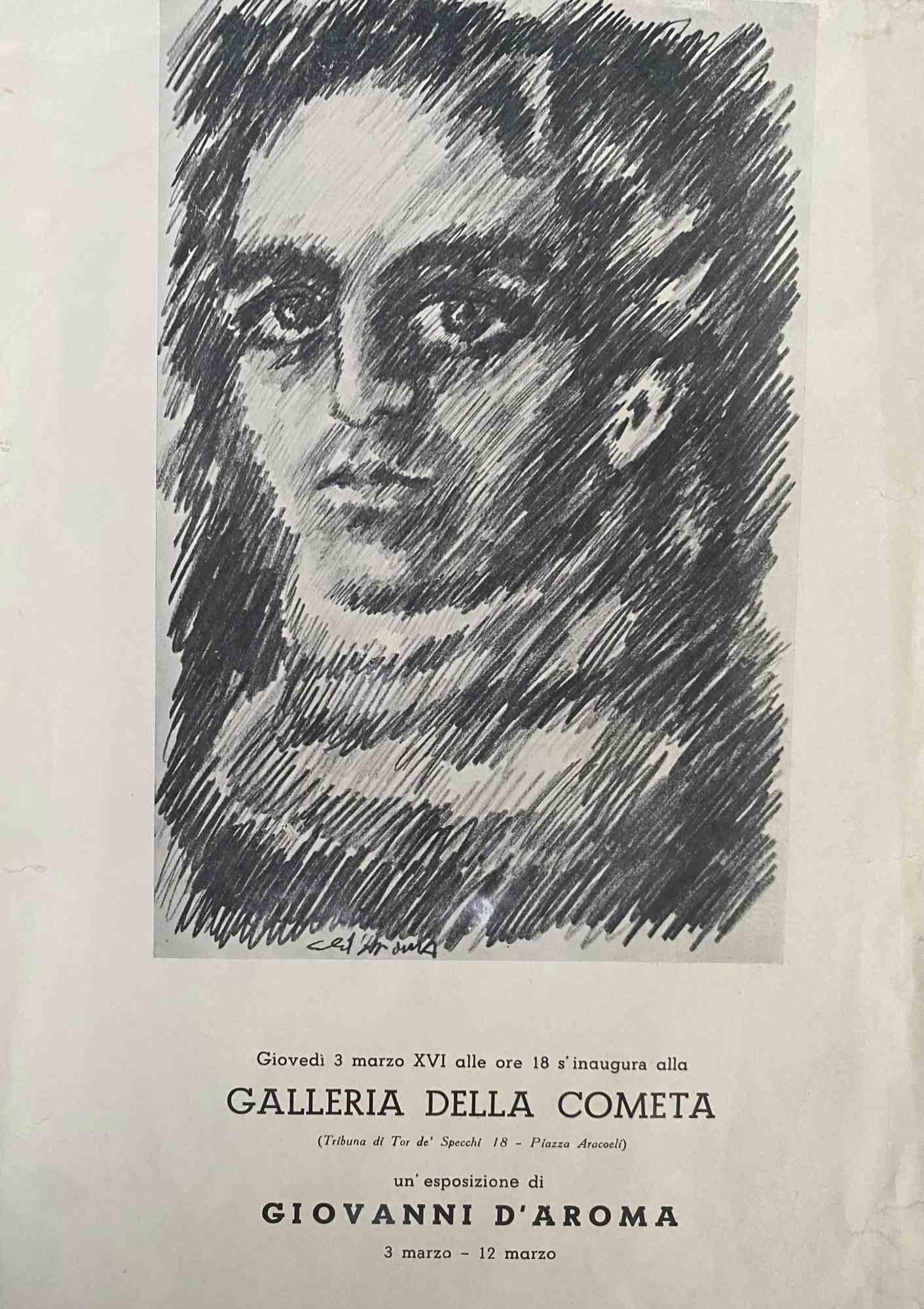 Paintings of Giovanni D'Aroma -Vintage Catalogue by Galleria della Cometa - 1936