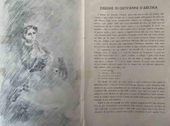 Gemälde von Giovanni D'Aroma -Vintage Catalogue der Galleria della Cometa - 1936