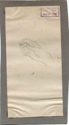 The Hand - Drawing by Luigi Galli - Late 19th Century