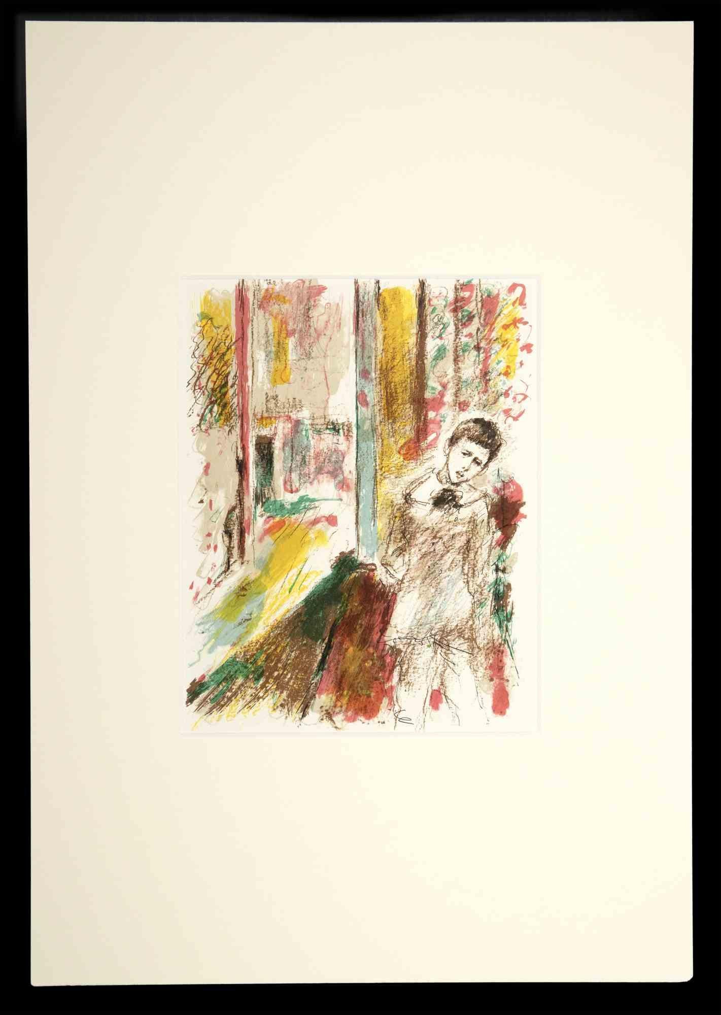 Il giovane studente - Disegno originale - Inizio XX secolo