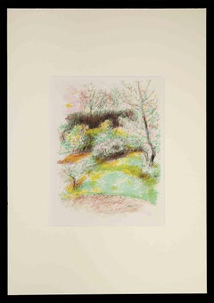 The Garden - Original Drawing - Early 20th Century