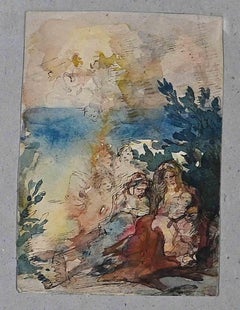 The Family - Original Drawing - 19th Century