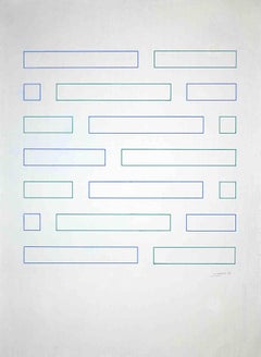 Structure -  Drawing by Nicola Carrino  - 1964