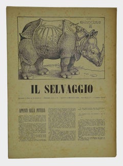 Il Selvaggio, Nr.4-5 1940 – Zeitschriften – Stiche von Mino Maccari