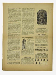 Il Selvaggio, Nr.9-10, 1936 – Zeitschriften – Stiche von Mino Maccari