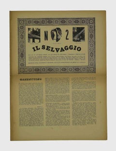 Il Selvaggio, No.2- 1938 - Magazines -Engravings by Mino Maccari