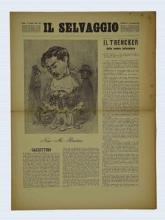  Il Selvaggio, Nr. 7-8 1937 – Zeitschriften – Kupferstiche von Mino Maccari