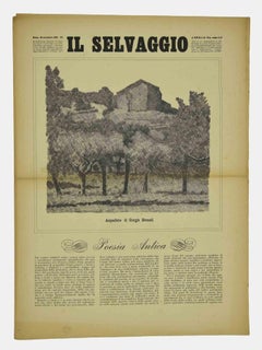 Il Selvaggio, No.11-12, 1936 - Magazines -Engravings by Mino Maccari