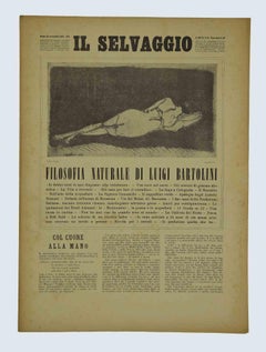 Il Selvaggio, No.9-10- 1937 - Magazines -Engravings by Mino Maccari